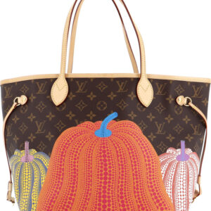 Louis Vuitton Neverfull Yayoi Kusama Pumpkins Halloween MM Tote Bag
