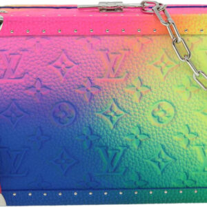 Louis Vuitton Soft Trunk Canvas Spray Paint Colourful Shoulder Bag