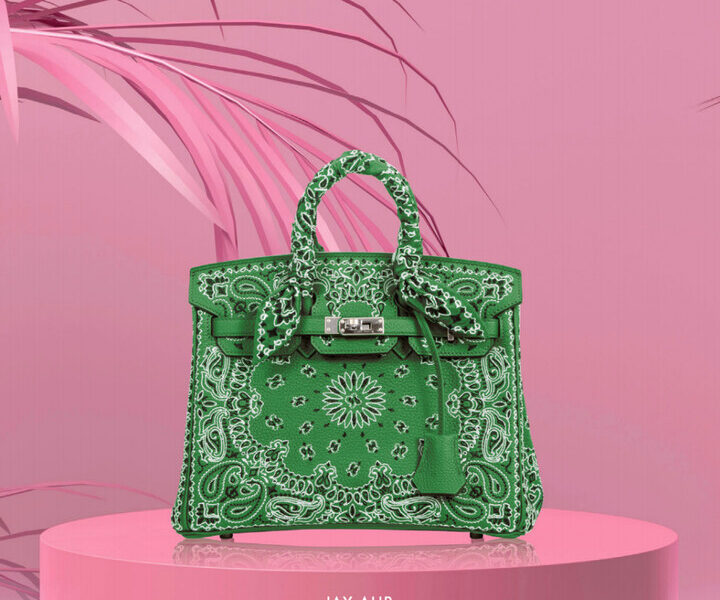 All about the Hermes 25cm Bandana Birkin in Green