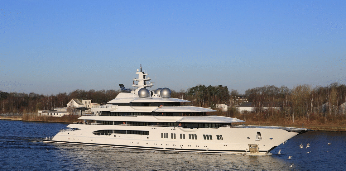 Amadea Superyacht Goes to Auction This September